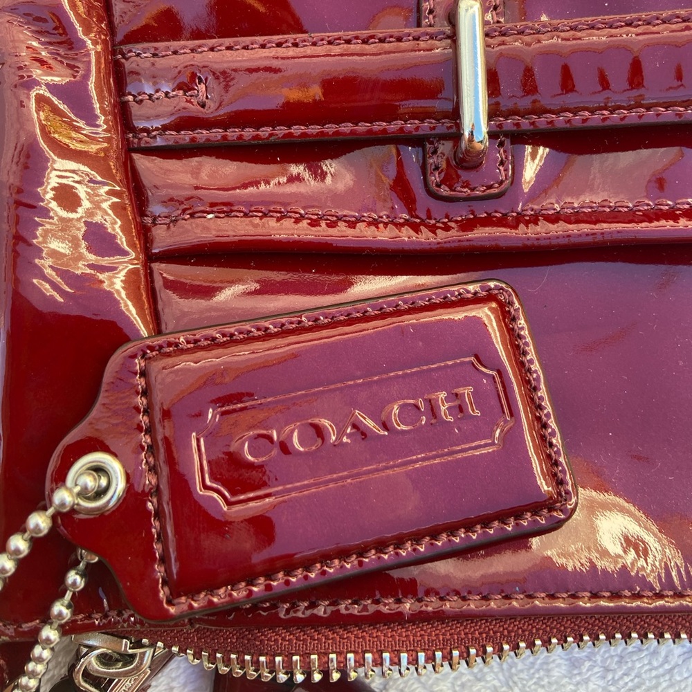 NWT Maroon Coach Shoulder Bag